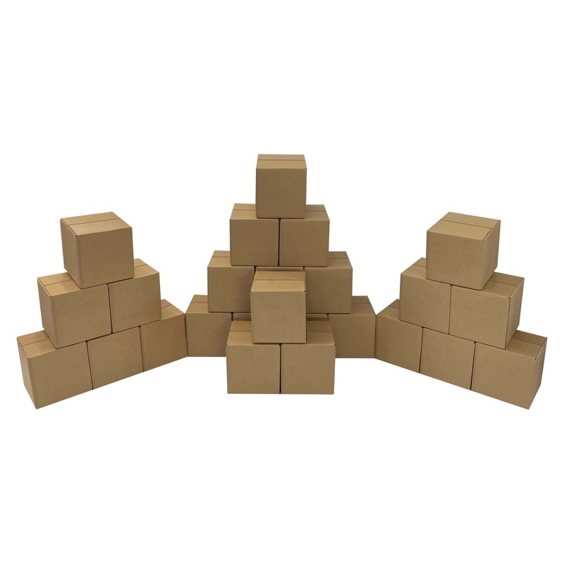 UOFFICE Corrugated Boxes 6" x 6" x 6" Cube Boxes - Bundle of 25 gallery