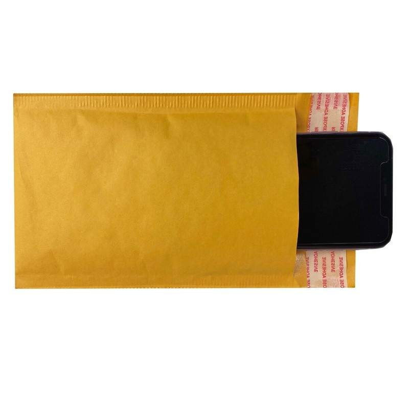 UOFFICE 1000 Kraft Bubble Mailers 4x8" - #000 Self-Seal Padded Envelopes gallery