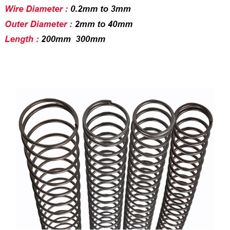 300mm Length Compression Springs Pressure Spring Stainless Steel,Steel 0.2mm-3mm