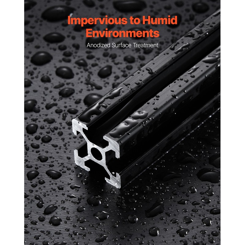 4PCS 47.2 in (1200mm) T Slot 2020 Aluminum Extrusion Anodized Linear Rail gallery