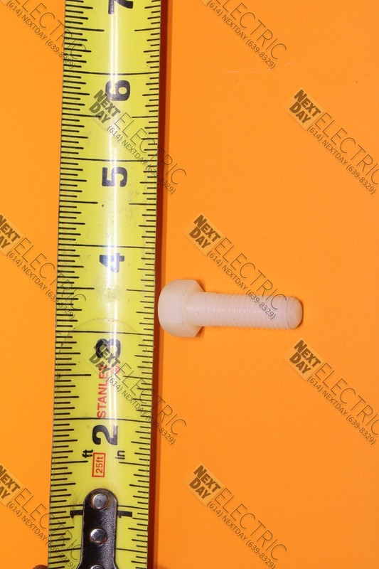5pcs Micro Plastic, 3/8-16, 1.25" 1-1/4" Long Bolt Plastic 1 1/4x20-3/8" Nylon gallery