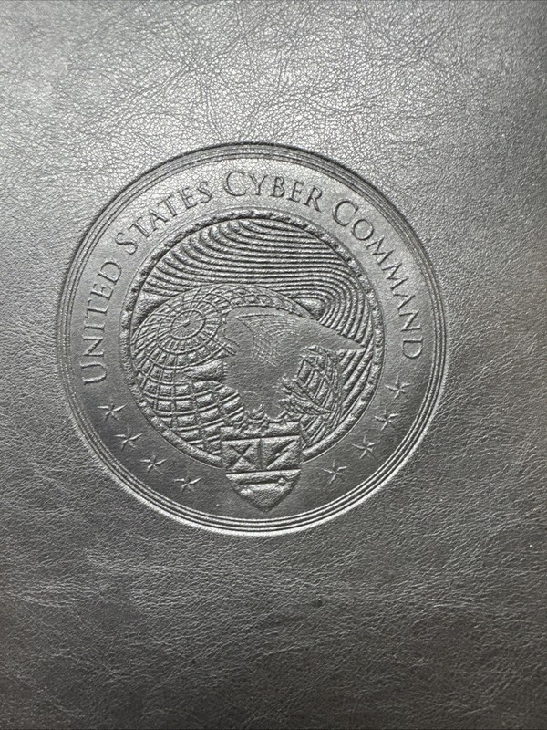 UNITED STATES CYBER COMMAND EMBOSSED PORTFOLIO PLANNER gallery