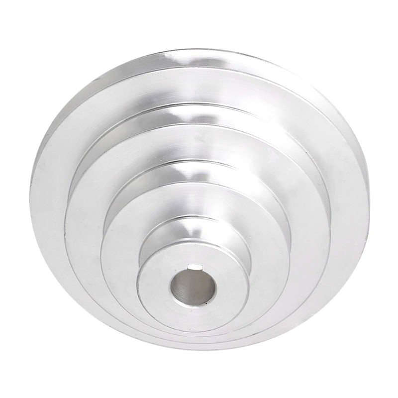 Aluminum 16mm Bore 4 Step A Type V-Belt Pagoda Pulley Belt Outer Dia 41-130mm gallery