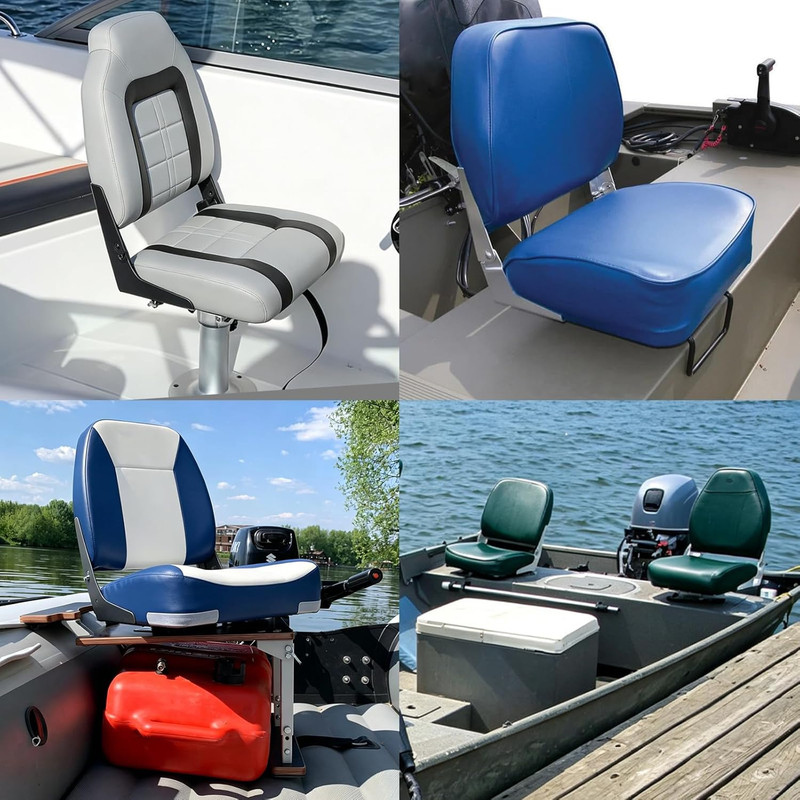 Boat Seat Swivel Mount,360 Degree Boat Seat Swivel for Jon/Fishing/Kayak/Bass/Po gallery