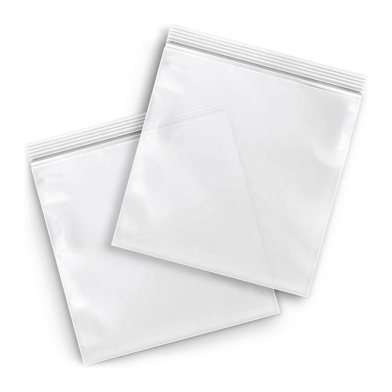 1000 8″ x 8″ Clear Reclosable Zip Seal Bags Plastic 2 Mil Lock Jewelry Zipper