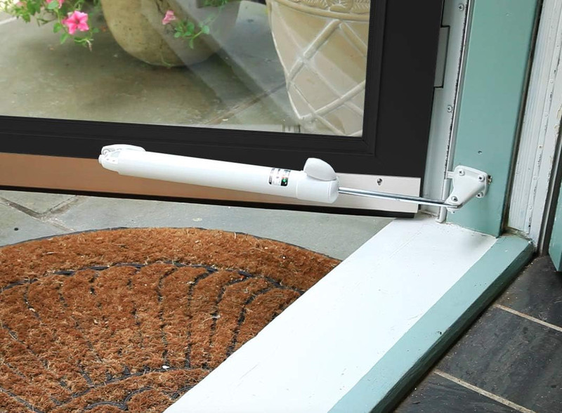 Touch 'N Hold Smooth Door Closer - Single Kit (White) - Standard-Duty Door Close gallery