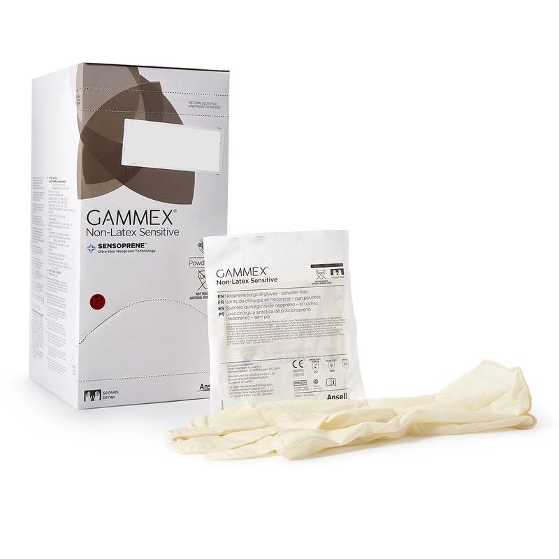 GAMMEX Non-Latex Sensitive Polychloroprene Surgical Glove – 50 per Box