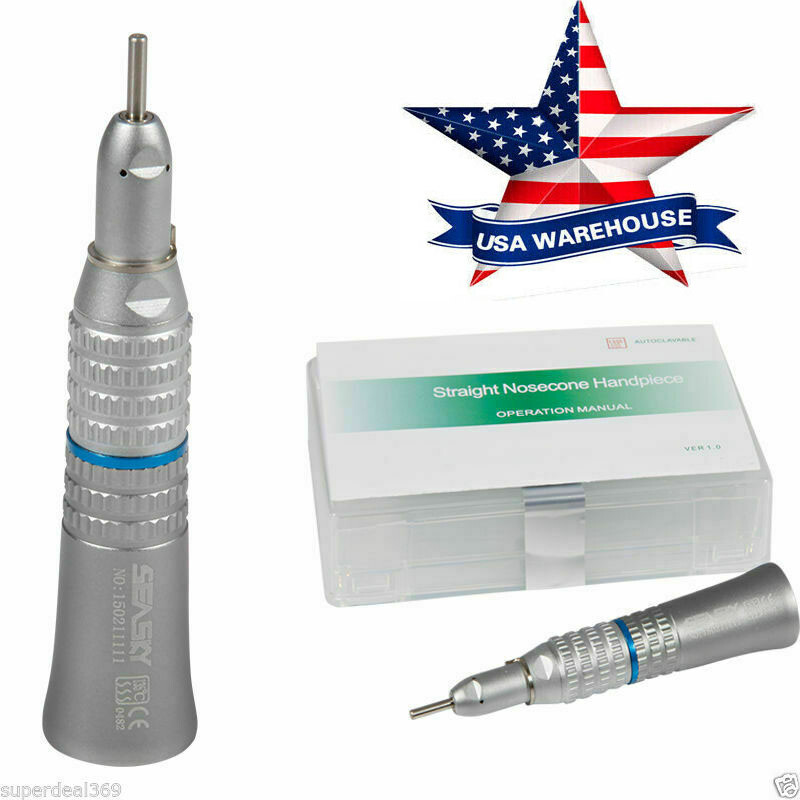 NSK Style Dental Slow Low Speed Straight Handpiece Nose Cone E-type SEASKY HP gallery