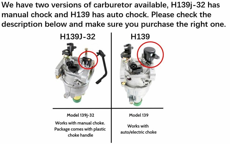Mi-T-M GEN-8000-0DME GEN-8000-0MME 8000 420cc Generator Carburetor Carb gallery