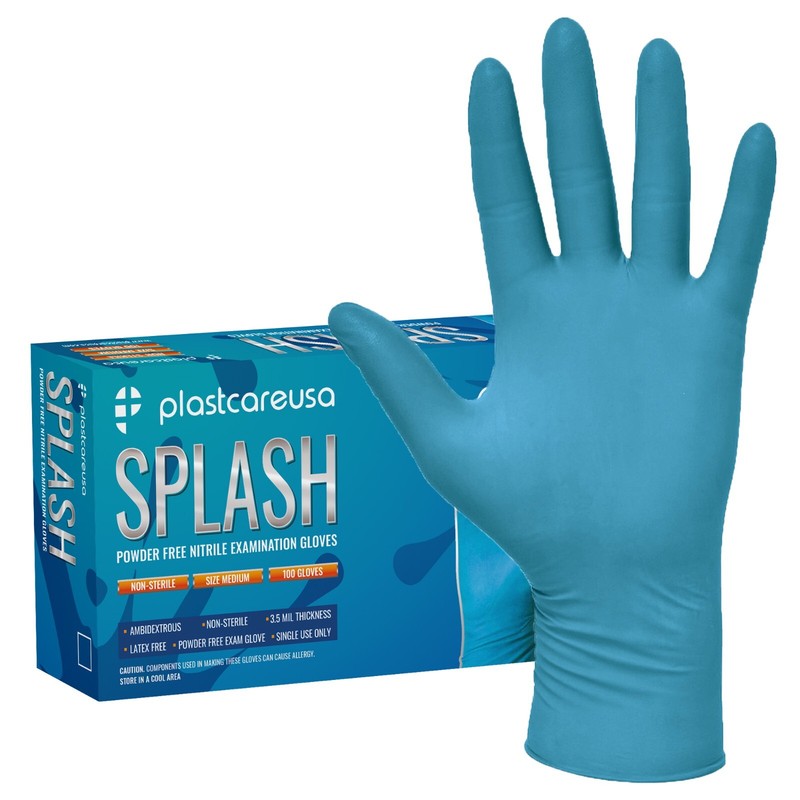 Blue Nitrile Exam Gloves – Various Sizes – Powder & Latex Free (Medical Grade)