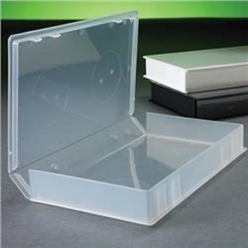 100 CLEAR VHS VIDEO LIBARY CASE W/FULL SLEEVE, HUBLESS, PSV14