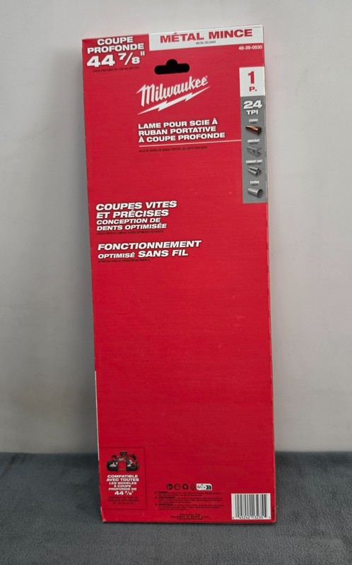 Milwaukee 48-39-0530 Deep Cut 44-7/8 in. Band Saw Blade 24 TPI