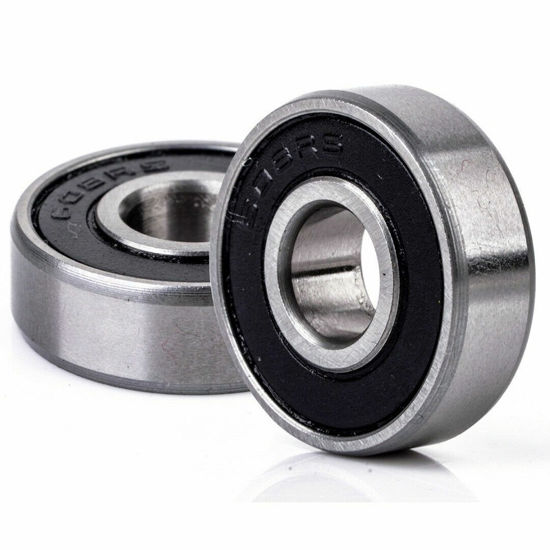608-2RS Ball Bearing 8x22x7 Two Rubber Sealed Chrome Skateboard 608RS (20pcs) gallery