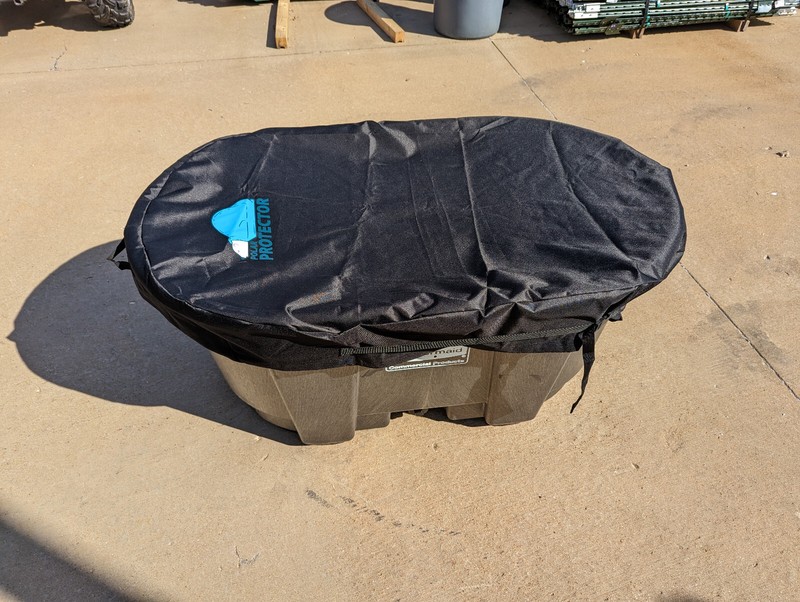 Rubbermaid 150 Gallon Stock Tank Cover Ice Water Therapy Ice Bath Cover Coldtank gallery