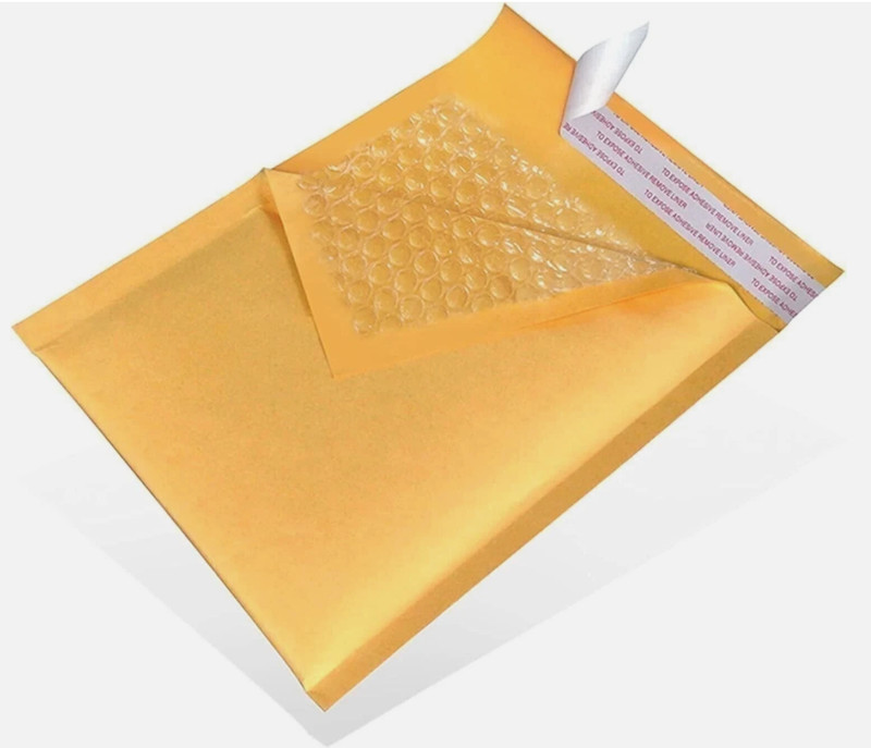 250 #0 6x10 Kraft Paper Padded Bubble Envelopes Mailers Shipping Case 6''x10'' gallery