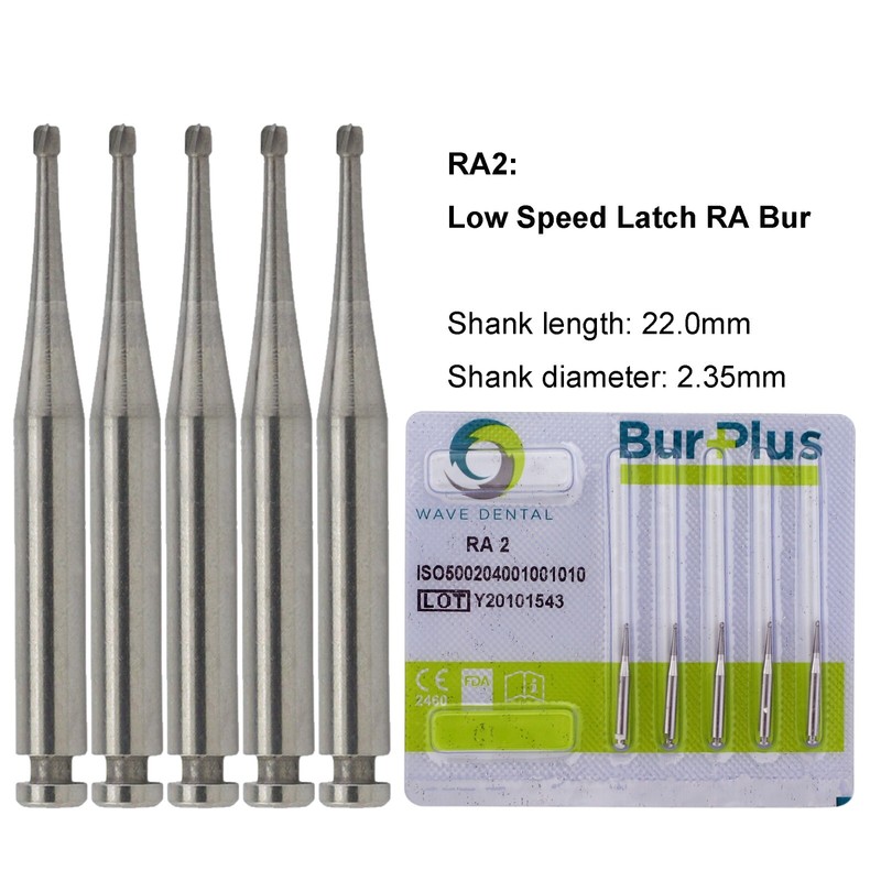 WAVE Dental Round Burs Carbide Latch Burs RA 1 2 3 4 5 6 7 8 LA Slow Speed PRIMA gallery