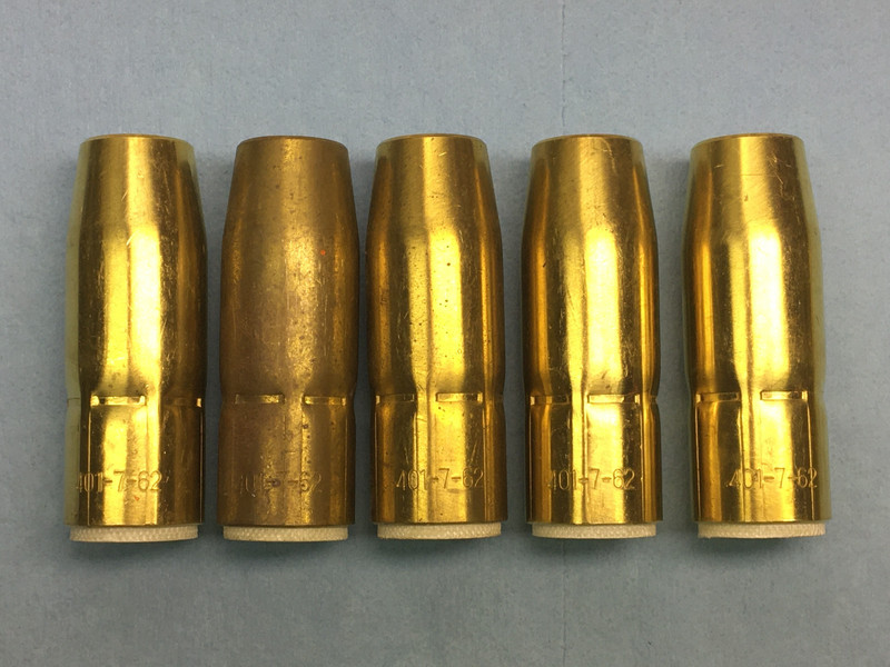 MIG Nozzle, 5/8″ PROFAX Brand #401-7-62 5 pcs, Open Pkg