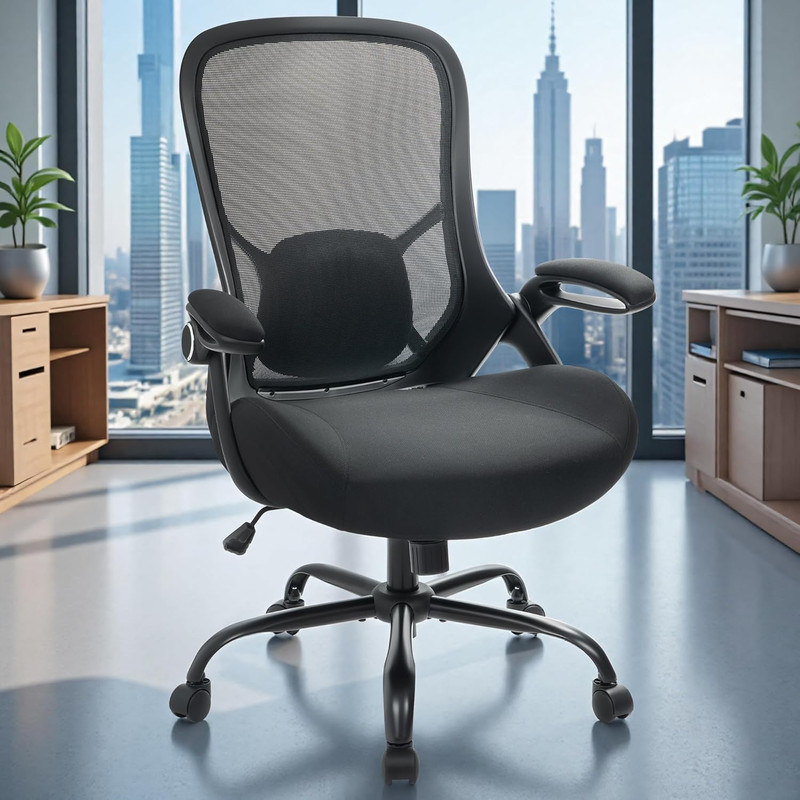 Big and Tall 400Lbs Heavy Duty Office Chair, 5" Thickened Seat Ergonomic Desk Ch gallery
