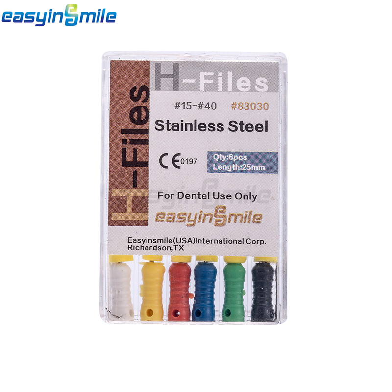 10Pack Dental H-Files Hand Use 25mm File Endodontic Stainless Steel Reamer15-40# gallery