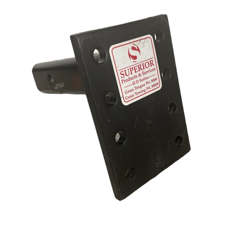 PM6990 Redneck Receiver Pintle Mount, 9,000 lb Capacity, 8 Hole, 8" Shank gallery