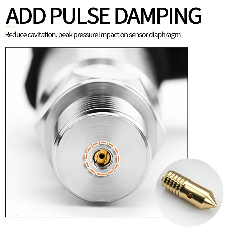 Pressure Sensor Transmitter 5bar 10bar 40bar 4-20mA 0-5V 0-10V RS485 QDX50A gallery
