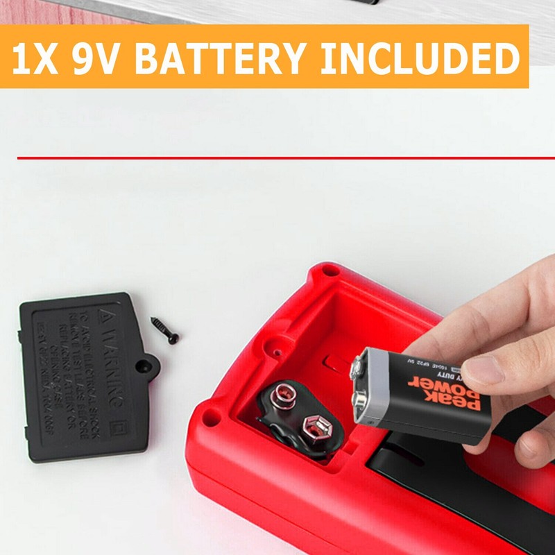 LCD Digital Multimeter Voltmeter Ammeter Ohmmeter Volt AC DC Tester Leads Meter gallery
