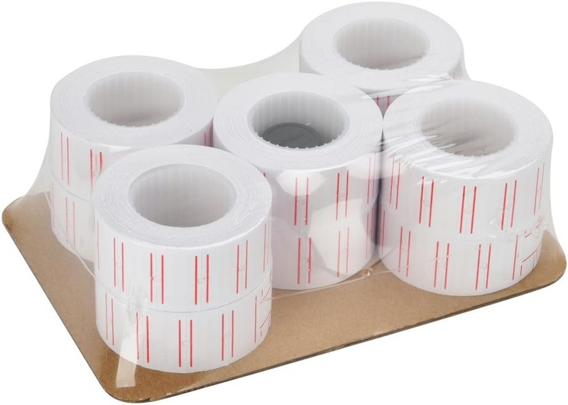 MFLABEL 10 Rolls 6000 White Price Gun Labels for Mx-5500 - 10 Rolls, gallery