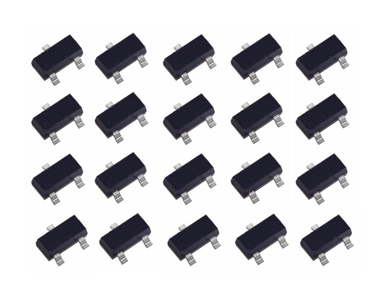 20 Pcs Pack Lot SOT-23 Triodes Transistors SMD BC856 BC656B 3B PNP SOT Chips