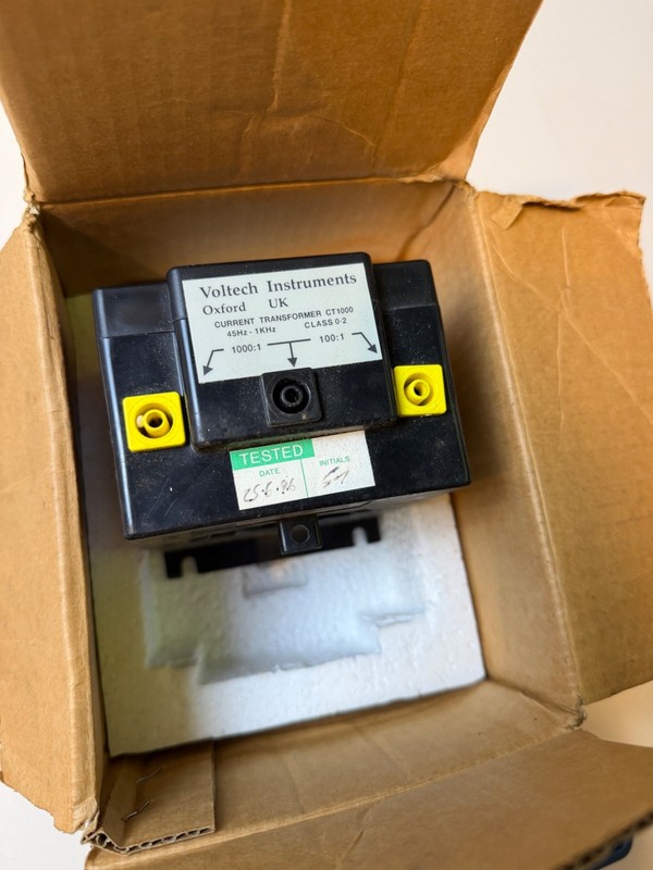 Voltech CT-1000 CT1000 No. 1082782 45Hz to 1kHz AC Current Transformer Class 0 2