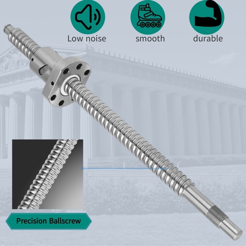 SFU1605 Ball Screw 250-2000mm Ballscrew+BK/BF12+Nut Housing+6.35*10mm Coupler gallery
