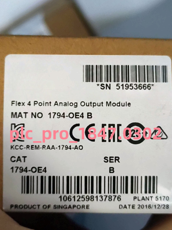 1PCS Brand New AB 1794-OE4 SER B Flex 4 Point Analog Output Module