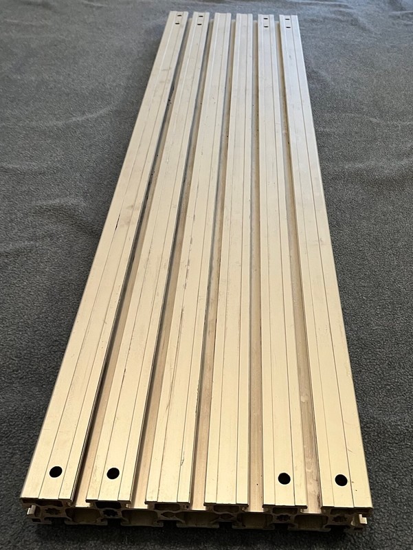 45 x 270 mm Bosch-RexRoth Aluminum Extrusion 42" Lengths Profile 3842 992 927 gallery