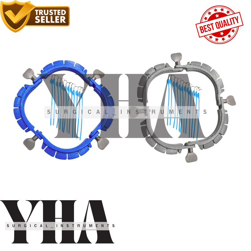 Lone star Retractor veterinary Ring 2 Retractor & 20 Elastic Stays Reusable 2Pcs