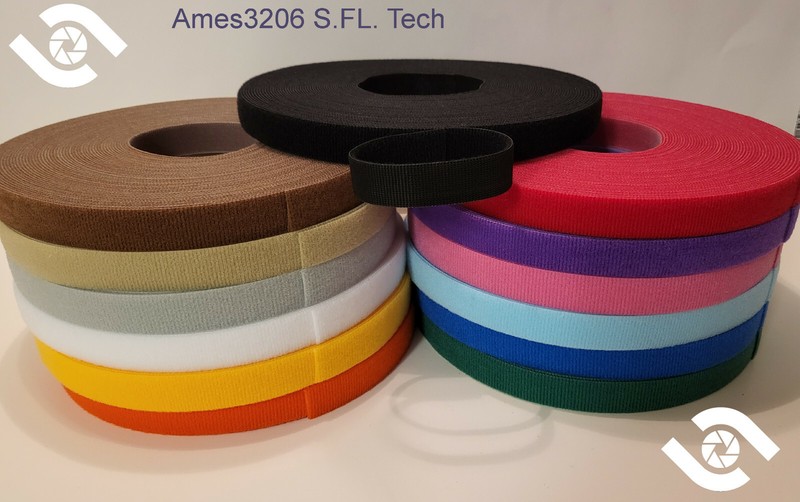 VELCRO® Brand ONE WRAP® Dbl Sided Fastener Tape 1/2″ to 4″ In Multiple Colors