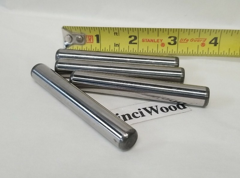 7/16″ x 3″ DOWEL PIN (Alloy STEEL) PLAIN (4) Pieces.
