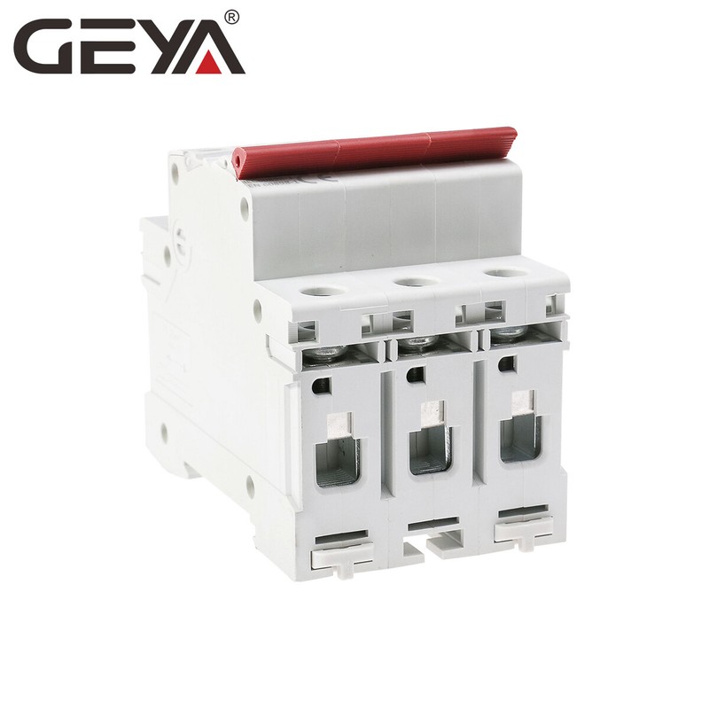 GEYA Mini Circuit Breaker AC MCB GYM8 3P 4.5kA 6/10/16/25/32/40/50/63A Din Rail gallery