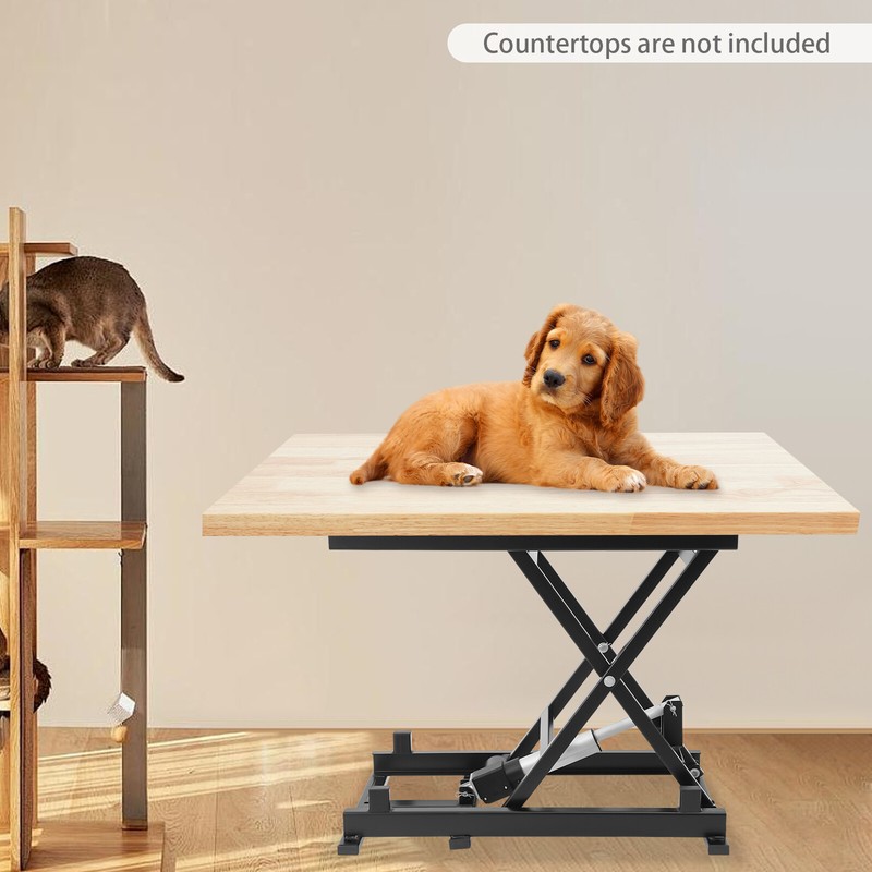 350LB Electric Scissor Lift Table with Remote Control, Adjustable Height gallery
