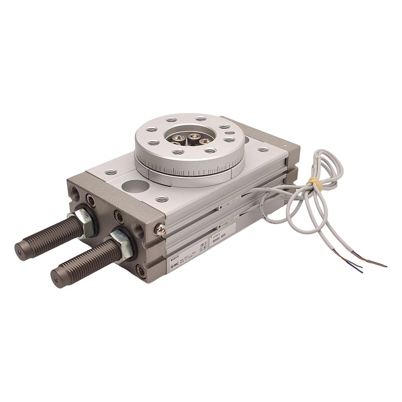 SMC MSQB50R-M9BW Pneumatic Rotary Table, 0-190°, ø50mm Bore, 0.1-0.6MPa, Rc1/8