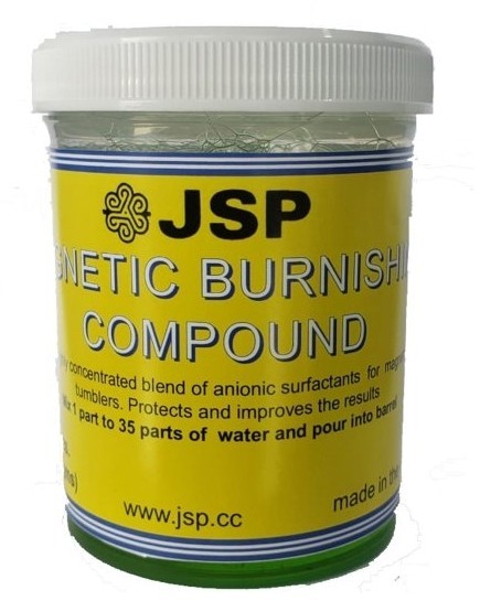 8oz Liquid Magnetic Tumbling Burnishing Compound Jewelry Polishing Descaling JSP