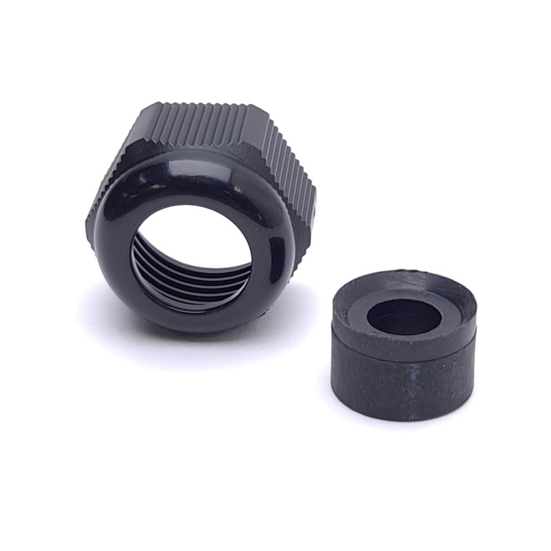 Mencom MIN-5FP-FW-DN Field Wireable Connector, 7/8-16UN2 5-Pin Female, 600V 12A gallery