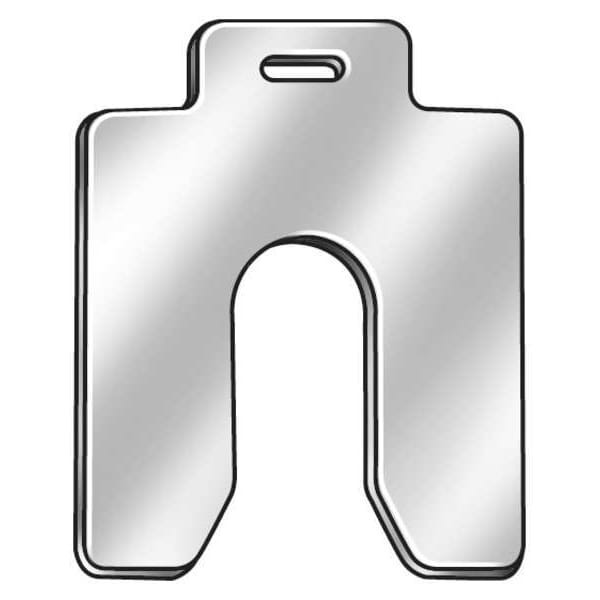 Maudlin Products Msc010-20 Slotted Shim C-4 X 4" X 0.010", Pk20 gallery