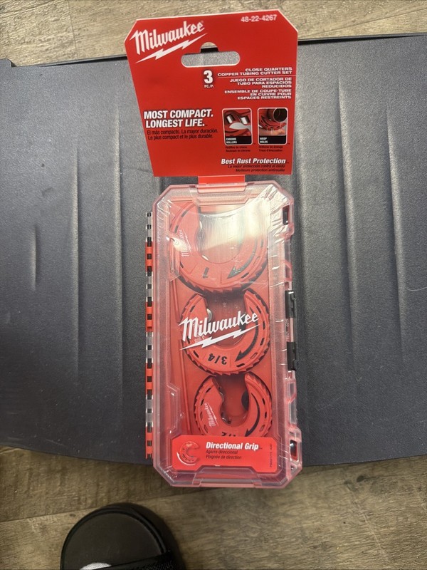 Milwaukee 48-22-4267 Close Quarters Copper Tubing Cutter Set, 3 Piece