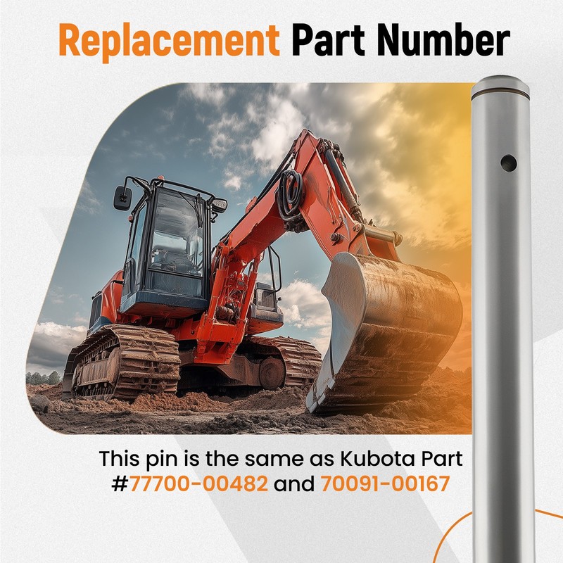 Greaseable Main Thumb Pin Fit KUBOTA KX121 KX91 KX71 KX033-4 KX040-4 U35 New gallery