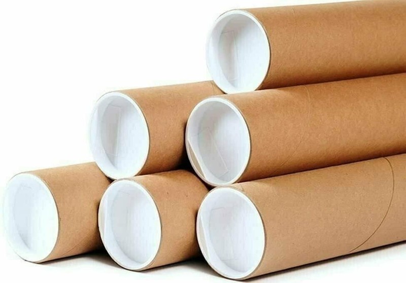 50 – 3″ x 15″ Round Cardboard Shipping Mailing Tube Tubes With End Caps