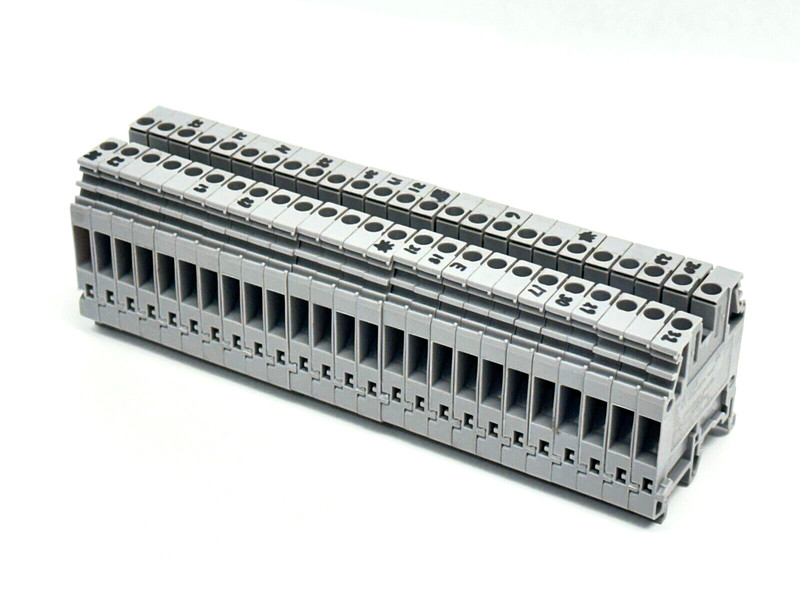 Entrelec 1SNA115116R0700 M4/6 5116 Gray Terminal Block 4mm 800V LOT OF 25