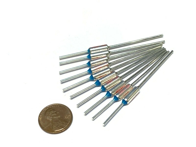 10 Pieces TF 115C 239F Thermal Fuse cutoff ry mini micro metal 15A 250V