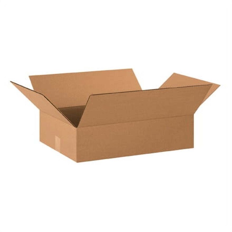 20 x 14 x 4 – Flat Corrugated Boxes – ECT-32, 25/Bundle