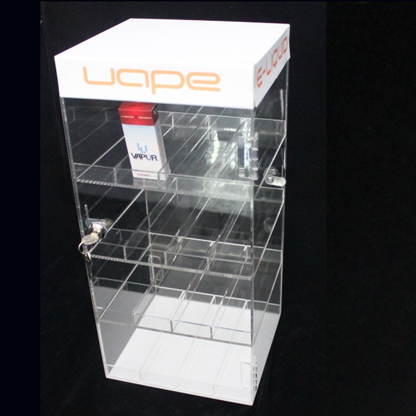 NEW! ACRYLIC LOCKING DISPLAY CASE - RETAIL STORE DISPLAY - JUICE BOTTLE CABINET gallery