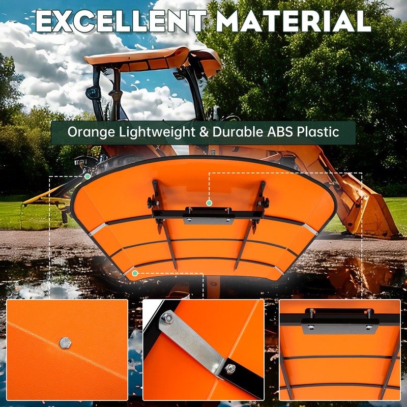 For Kubota, Kioti, Agco Tuff Top Tractor Canopy 48-3/8" X 48-3/8" -Orange gallery
