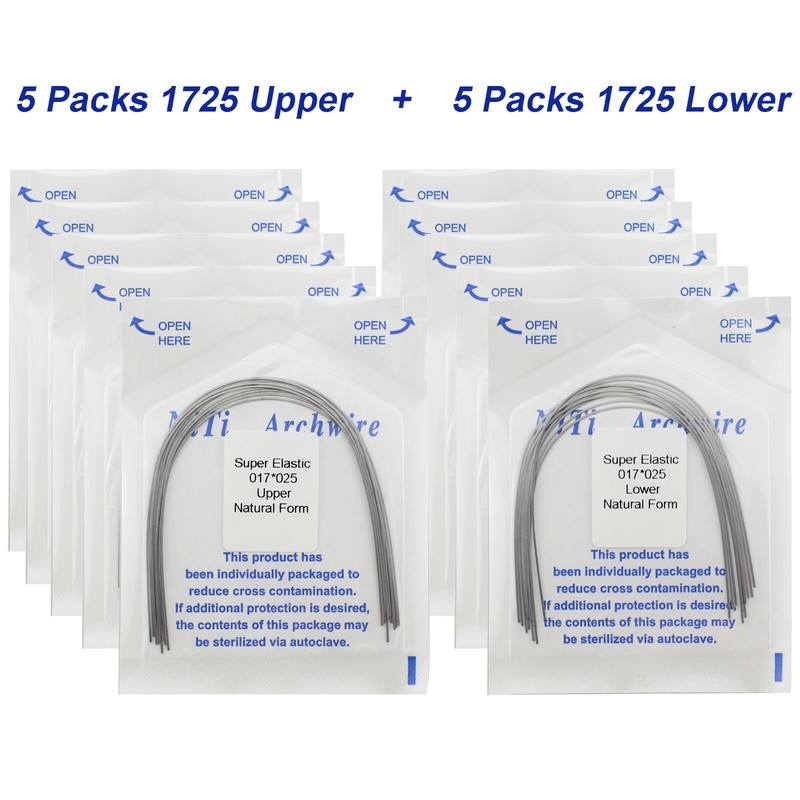 100PCS Dental Orthodontic Arch Wire Niti Natural Form Round Rectangular 16x22 14 gallery